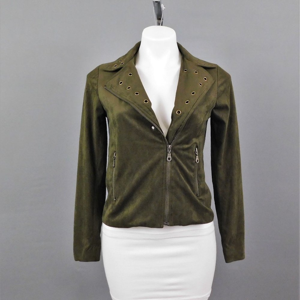 Supply and Demand Women Jacket Green XS